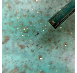Pétale or bleu